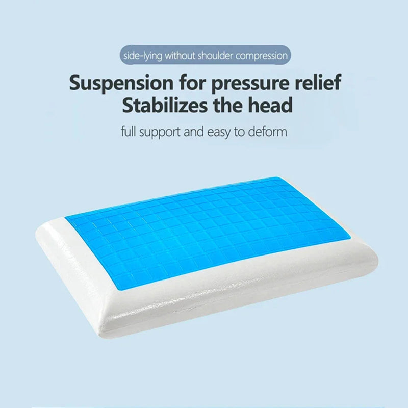 SlipiKool Gel Cooling Memory Foam Pillow for Hot Sleepers UK