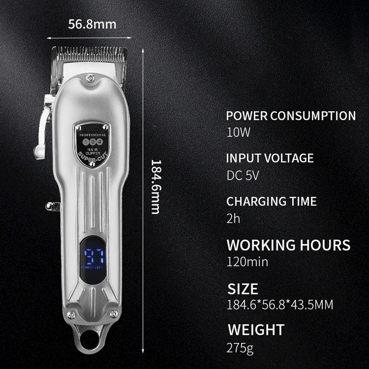 Snipawsi Ultra-Quiet Cordless Pet Grooming Clippers for Dogs and Cats