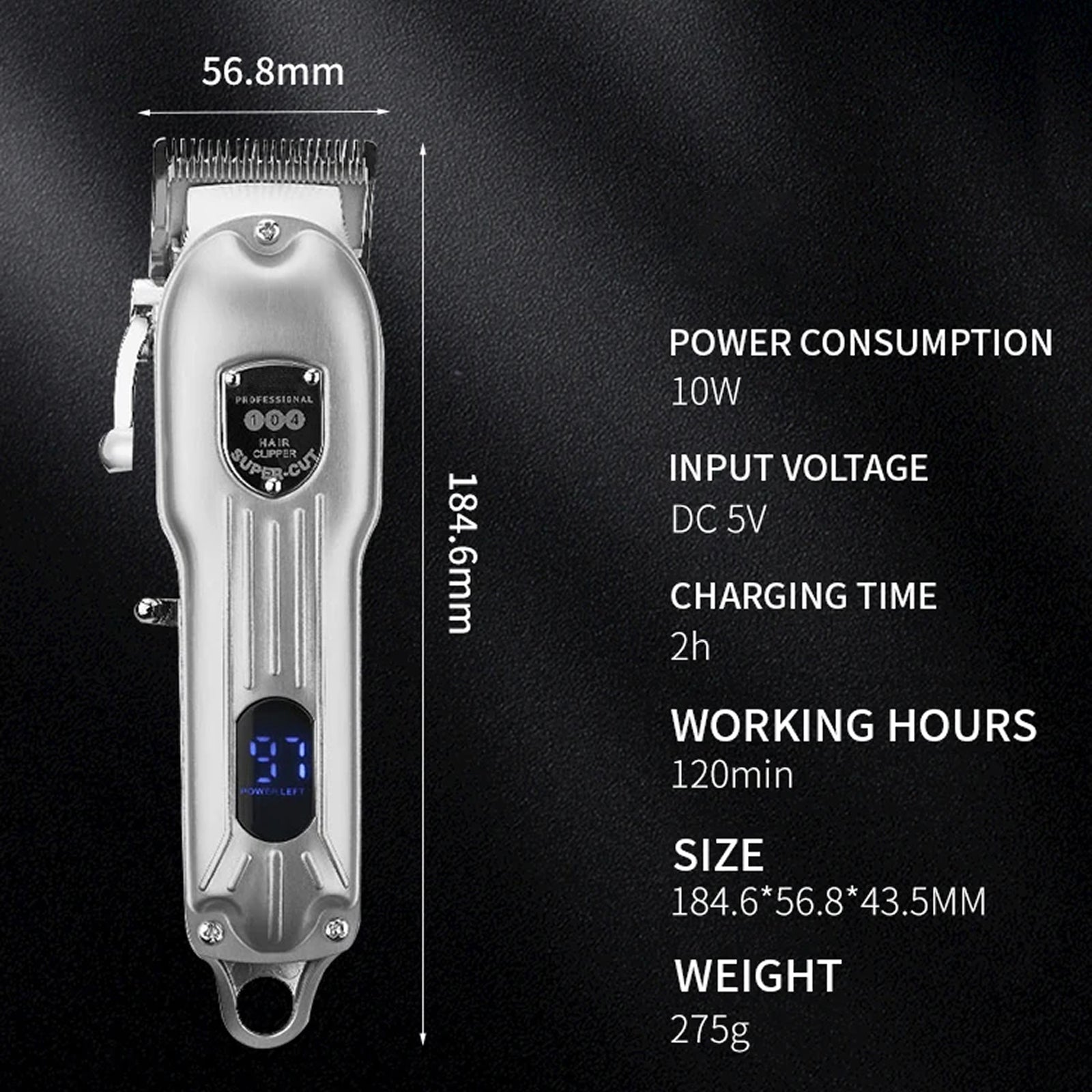 Snipawsi Ultra-Quiet Cordless Pet Grooming Clippers for Dogs and Cats