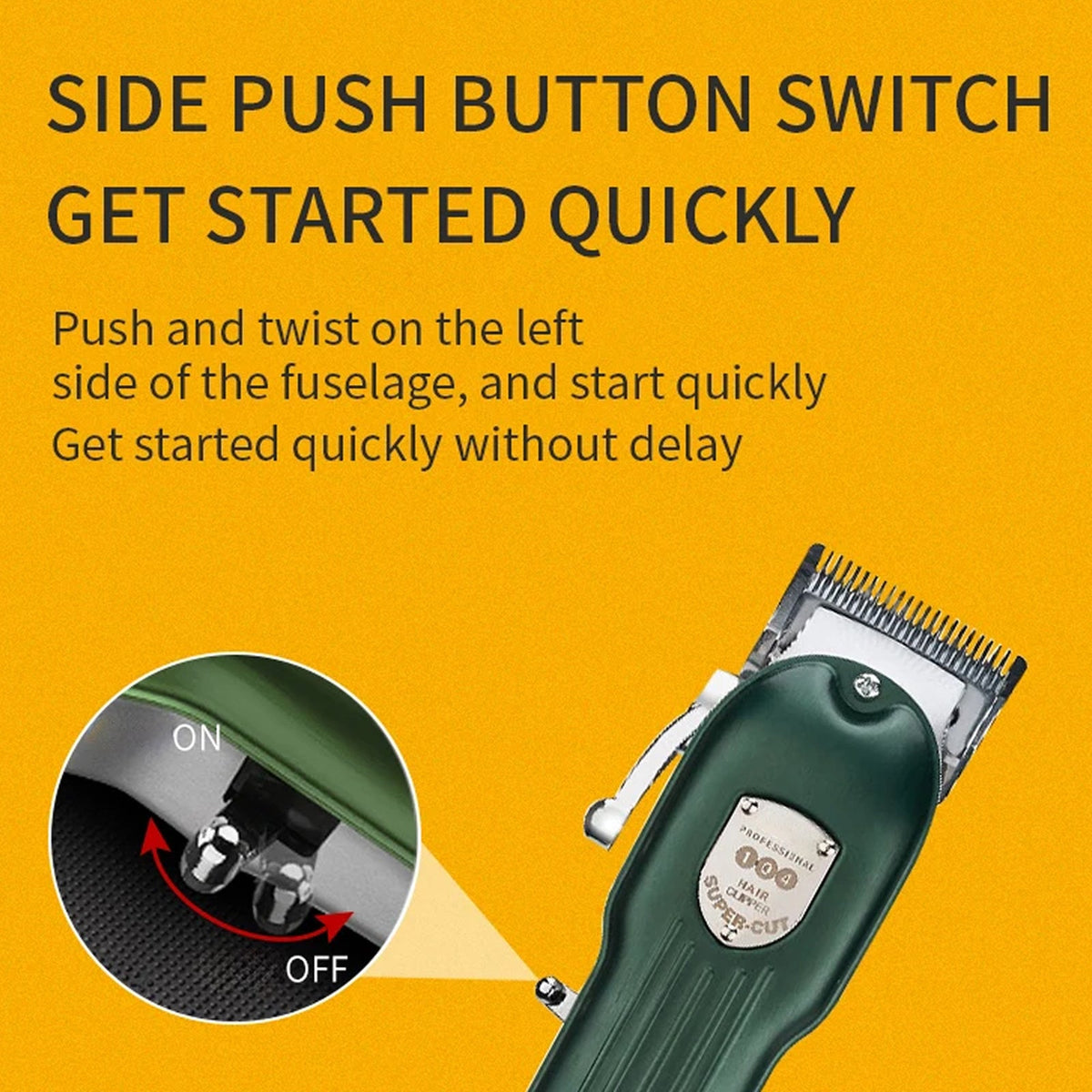 Snipawsi Ultra-Quiet Cordless Pet Grooming Clippers for Dogs and Cats