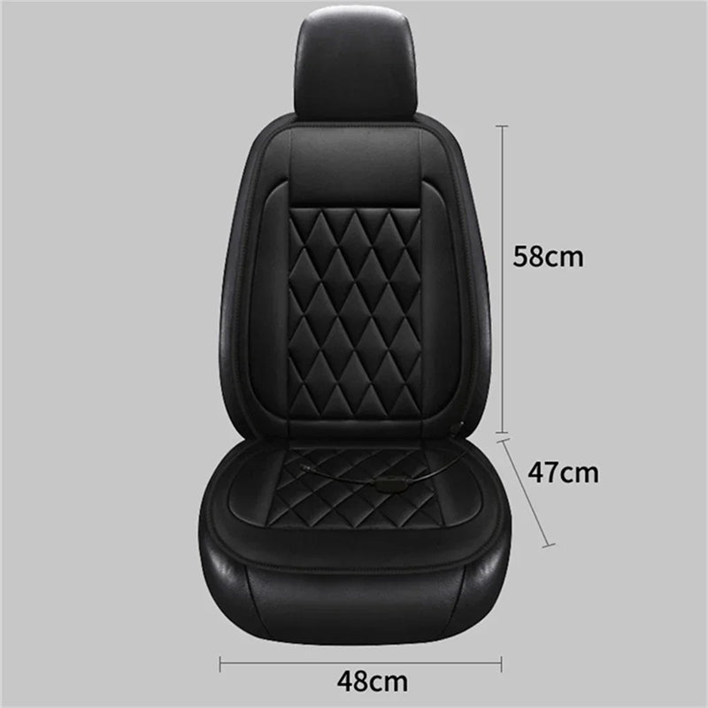SnugRaxis Heated Car Seat Cushions 12V Front Pair