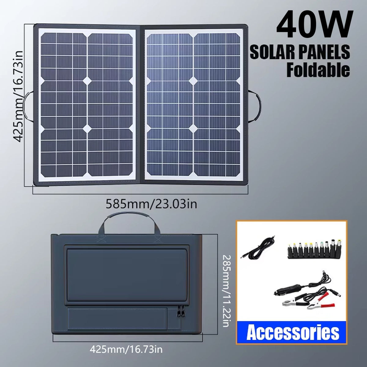 SolariFol Portable Foldable Solar Panel for Camping & Hiking UK