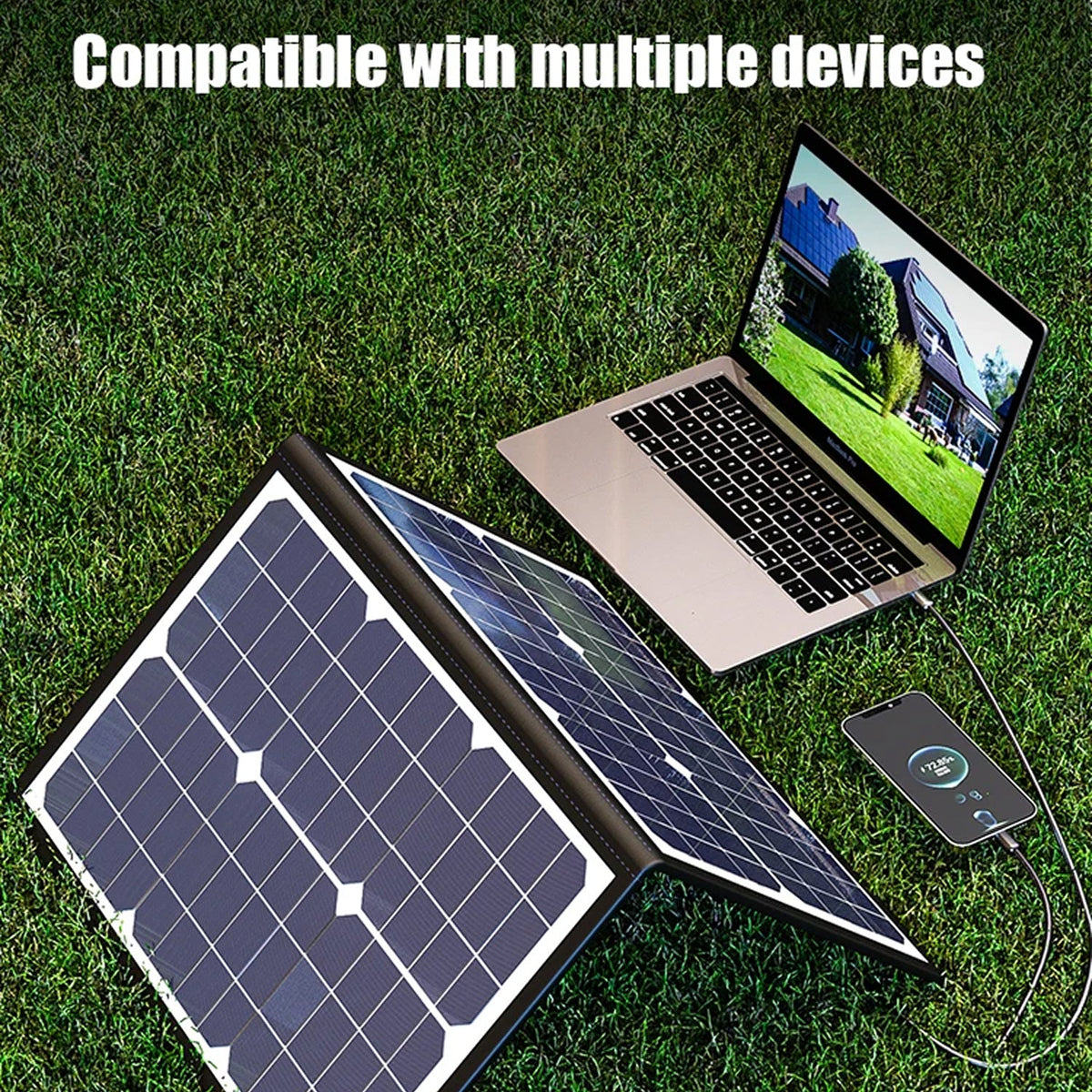 SolariFol Portable Foldable Solar Panel for Camping & Hiking UK