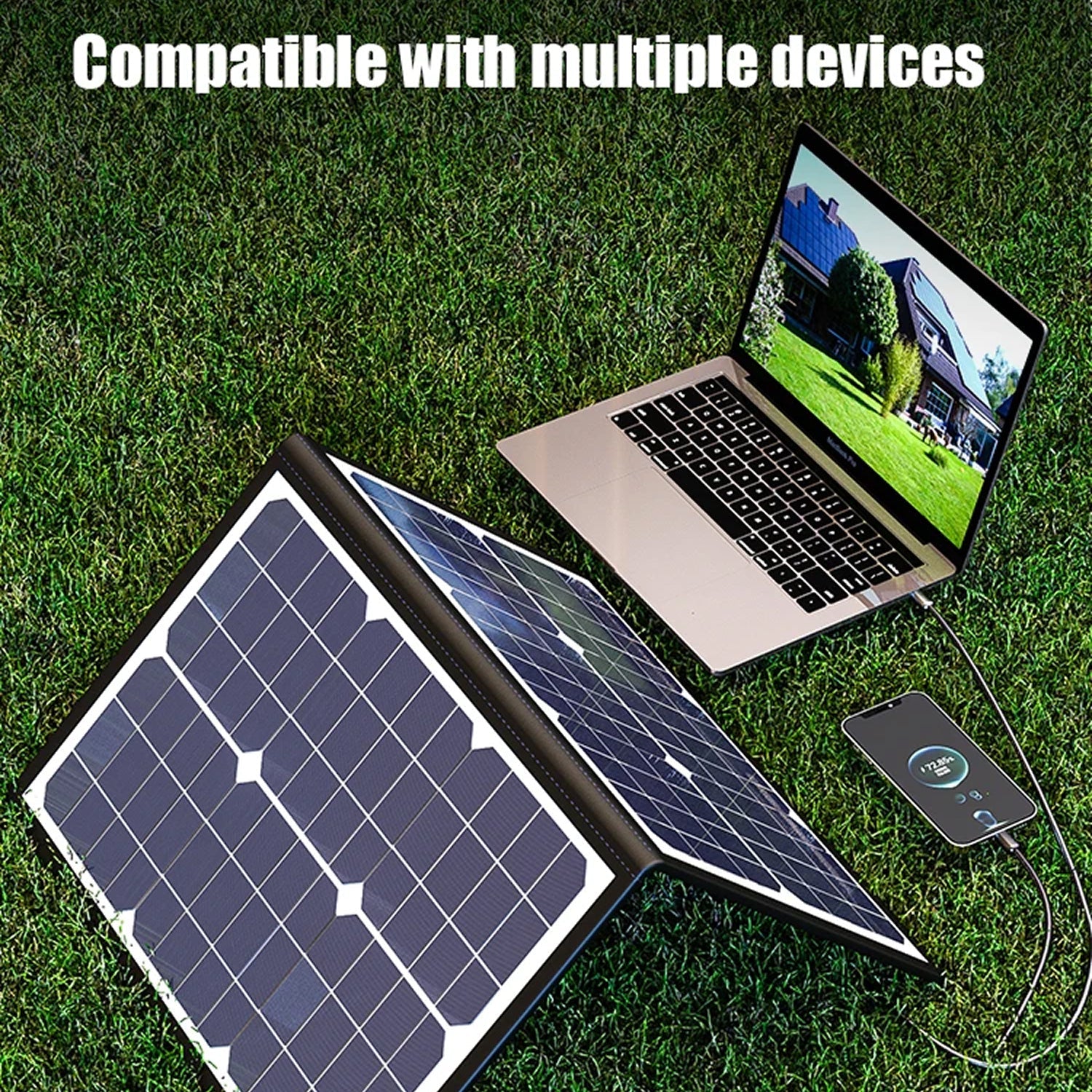 SolariFol Portable Foldable Solar Panel for Camping & Hiking UK