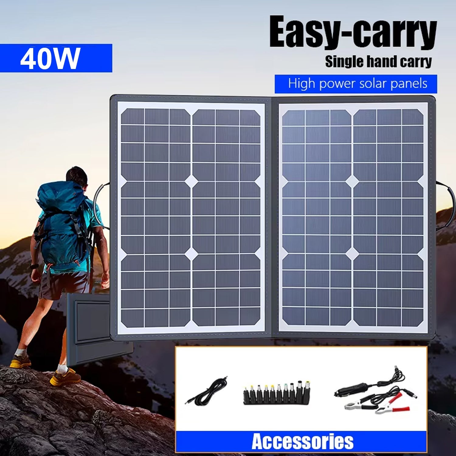 SolariFol Portable Foldable Solar Panel for Camping & Hiking UK