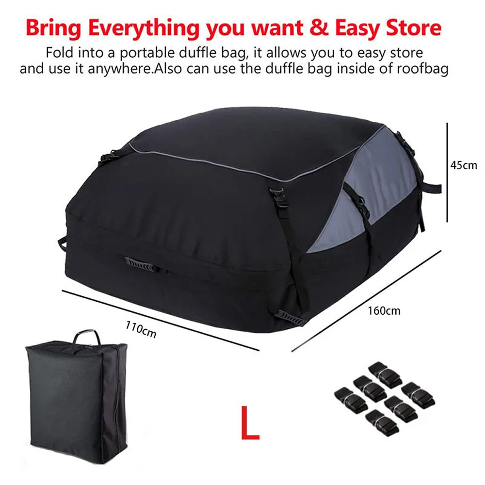 StowRaxi Waterproof Car Roof Cargo Carrier Bag