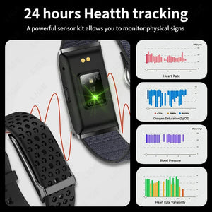 StryaVex GPS Smart Bracelet Fitness Tracker - 30-Day Battery