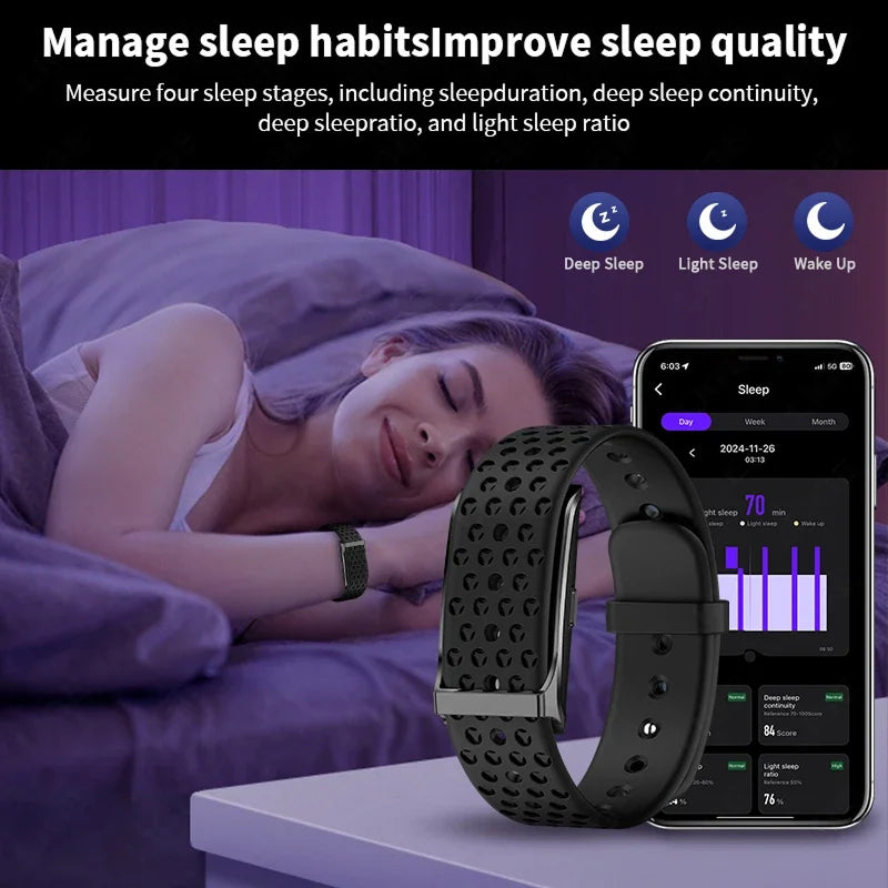 StryaVex GPS Smart Bracelet Fitness Tracker - 30-Day Battery
