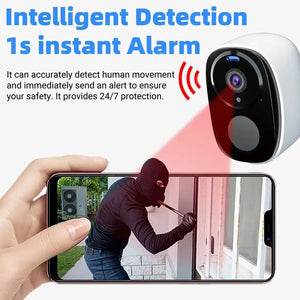 SuniSentry Solar Powered Outdoor Security Camera 4MP 3K HD