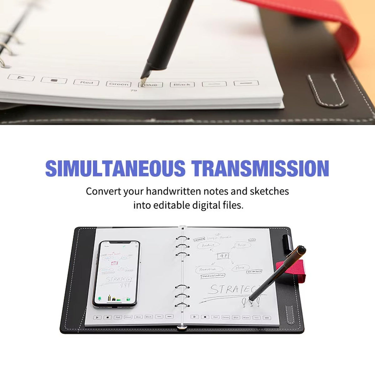 SynkaNote Digital Notepad with OCR Handwriting to Text