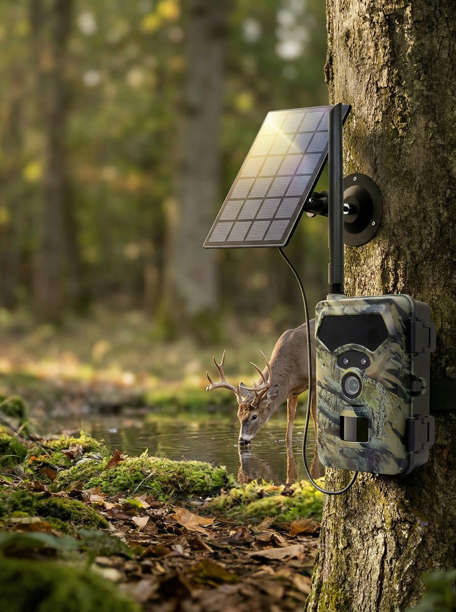 DawniCam 4G Solar Wildlife & Security Camera - 48MP HD