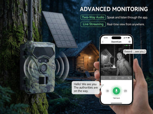 DawniCam 4G Solar Wildlife & Security Camera - 48MP HD