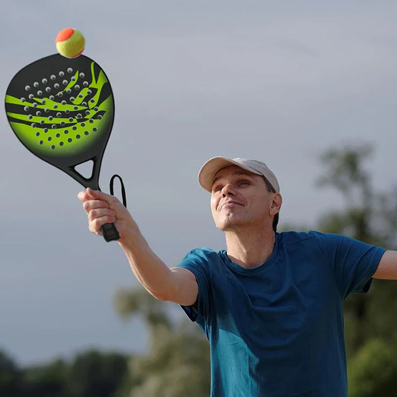 Tennisixo Beginner Padel Racket - Lightweight Carbon Fibre