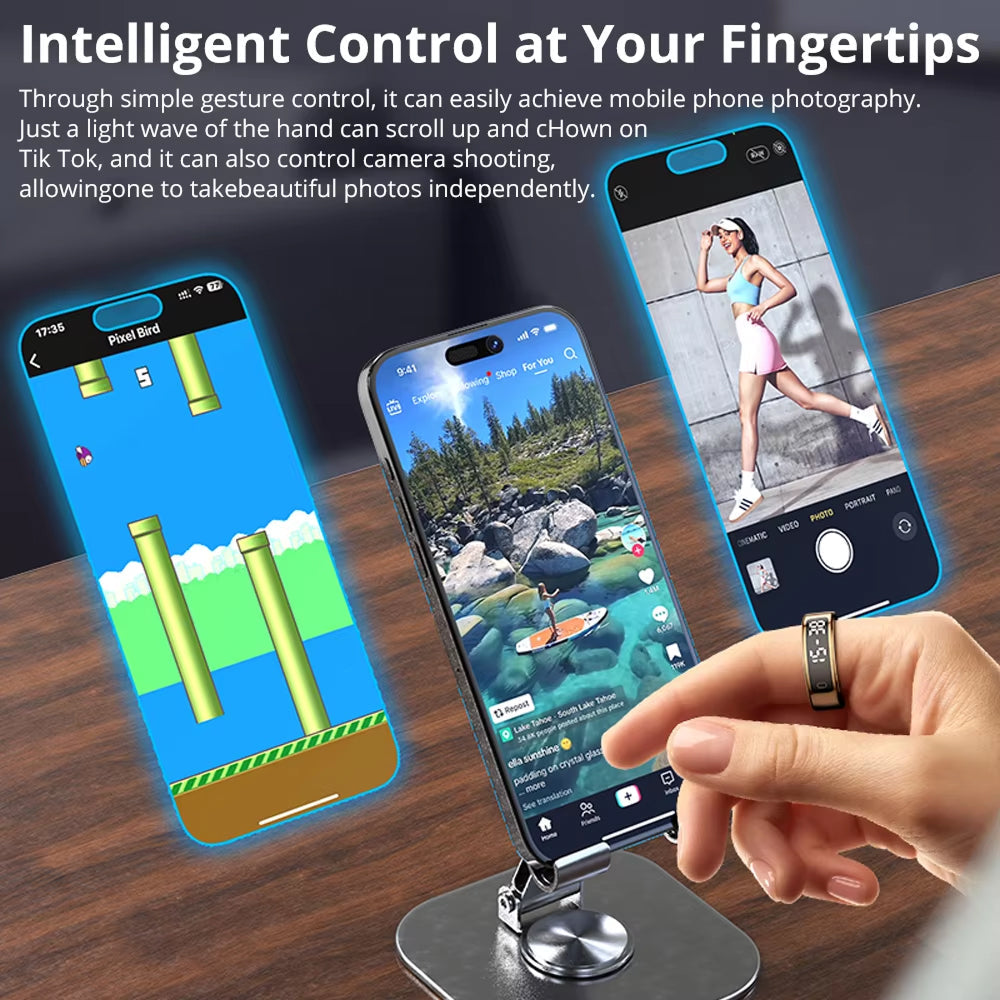 Thanosux Smart Ring Health and Fitness Tracker