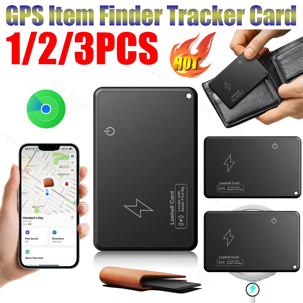 TrackyLet Slim Smart Wallet Tracker Card for Apple Find My