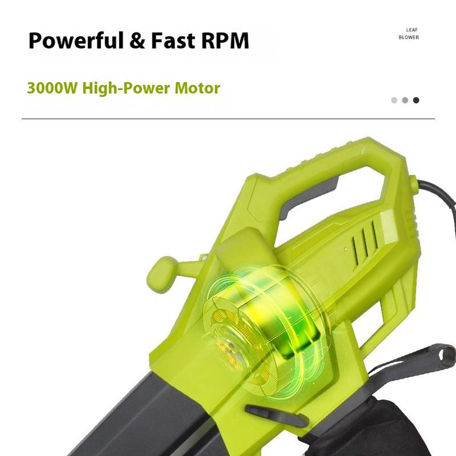 VacoLeaf 3000W Leaf Vacuum Blower & Shredder UK