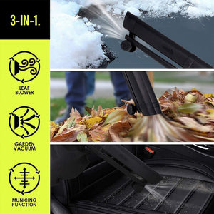 VacoLeaf 3000W Leaf Vacuum Blower & Shredder UK