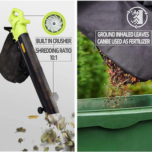 VacoLeaf 3000W Leaf Vacuum Blower & Shredder UK