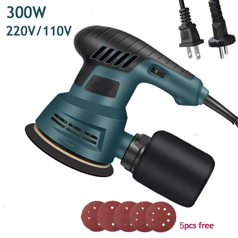 Professional 300W Orbital Sander with Dust Collection - VacuVyxi