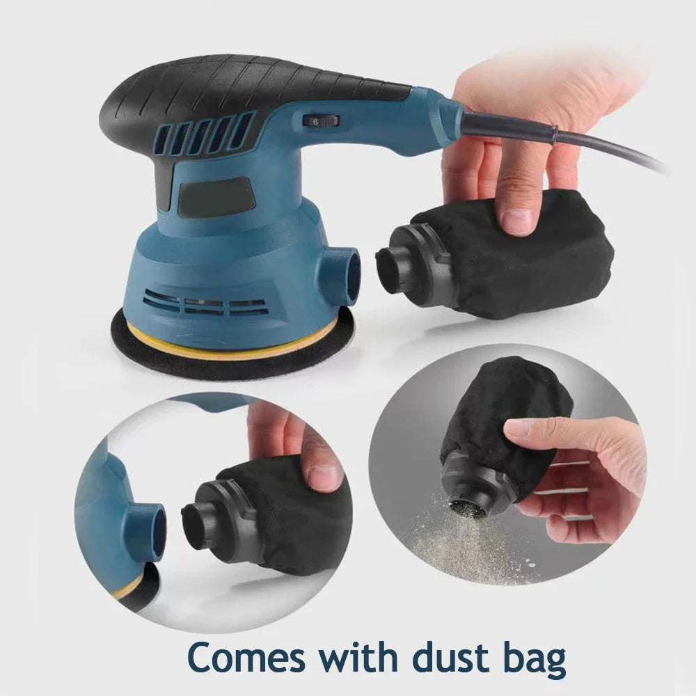 Professional 300W Orbital Sander with Dust Collection - VacuVyxi