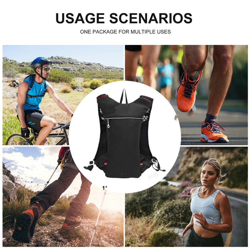 VestRiux 5L Running Hydration Vest with 2L Reservoir