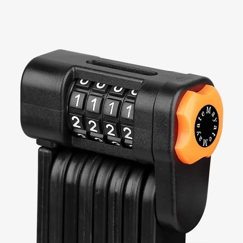 ViosChain Military-Grade Folding Bike Lock - Keyless Security