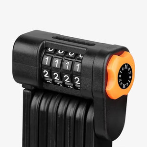 ViosChain Military-Grade Folding Bike Lock - Keyless Security