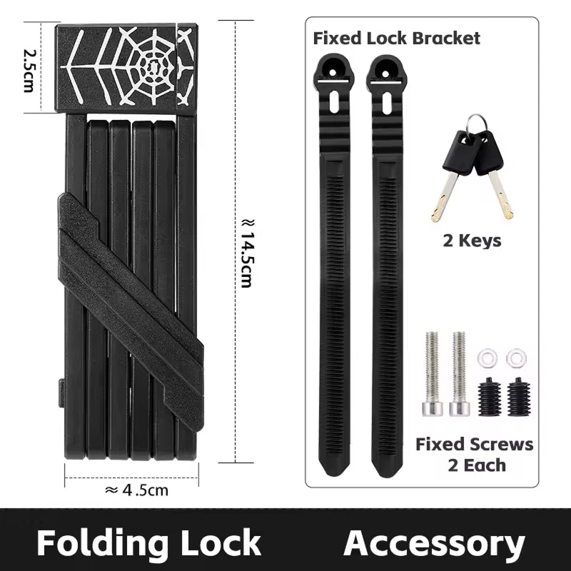 ViseLocki ART Certified Folding Bike Lock for E-Bikes and Motorcycles