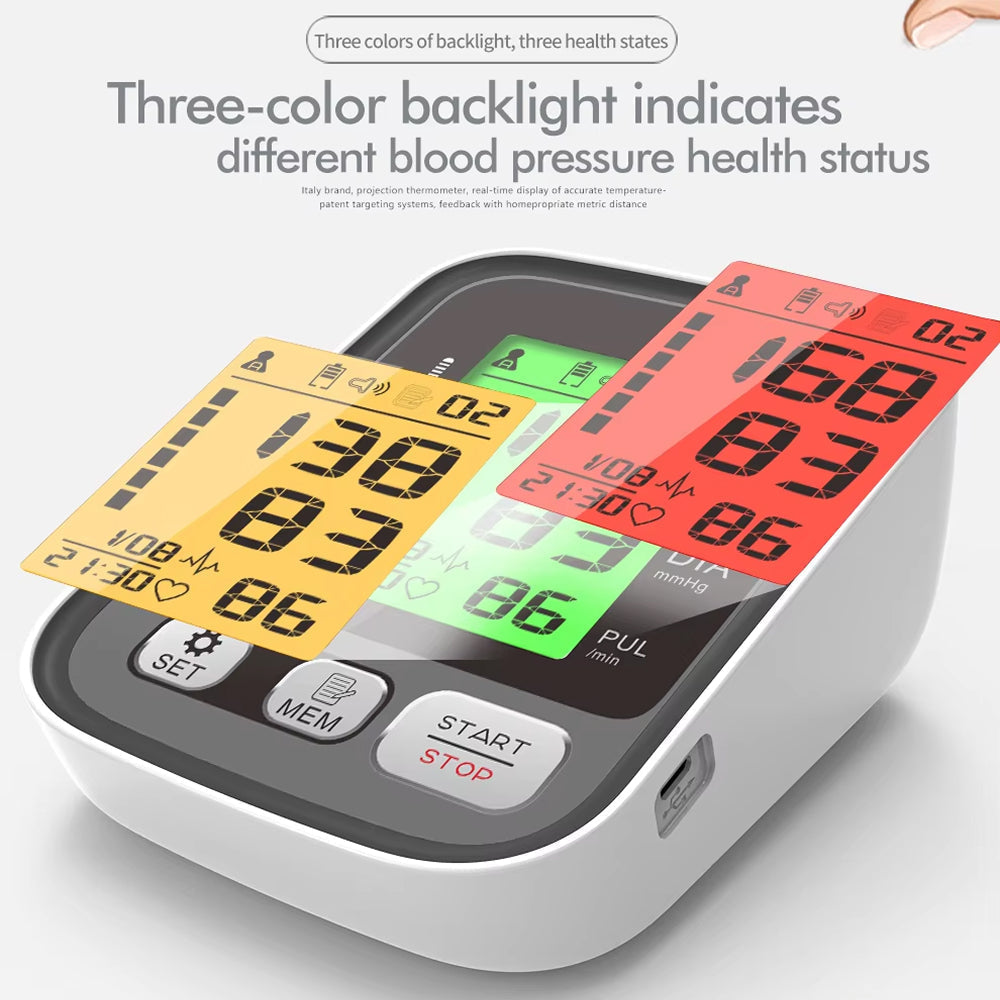 VitaTracki Smart Blood Pressure Monitor with WHO Indicator