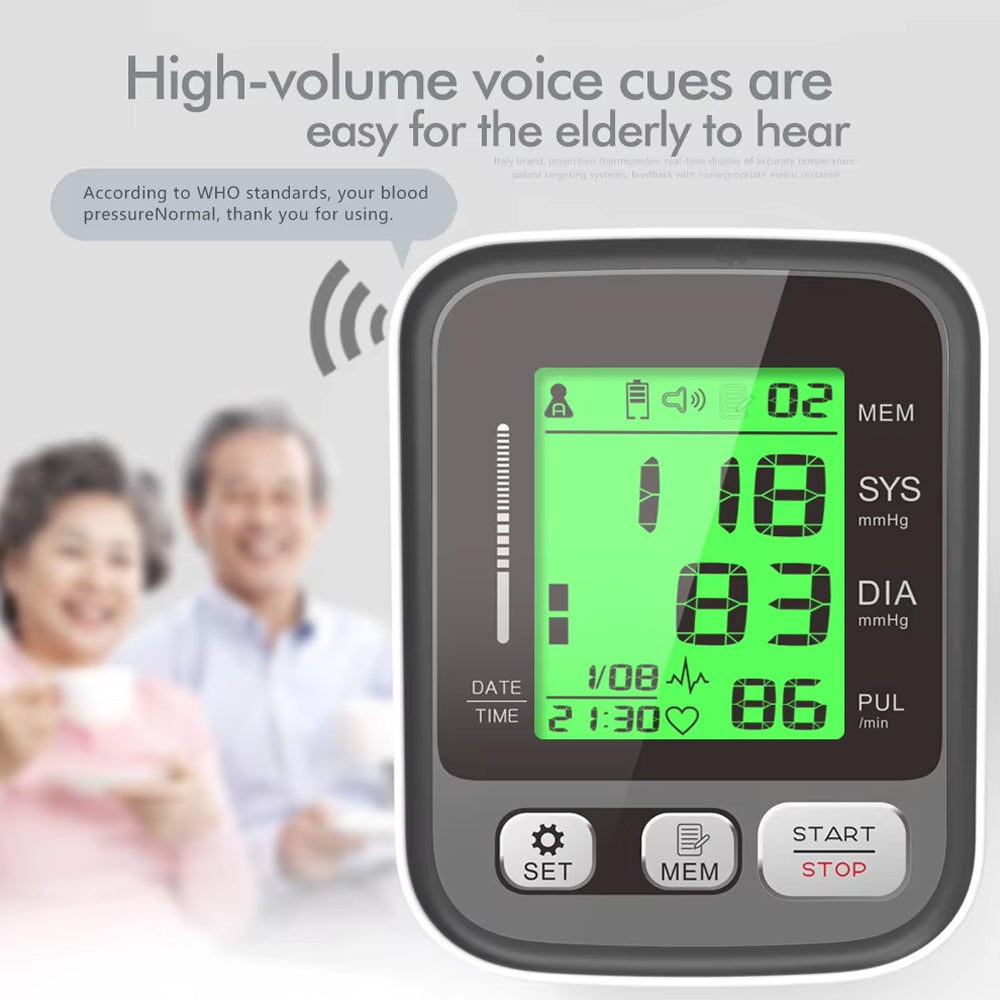 VitaTracki Smart Blood Pressure Monitor with WHO Indicator