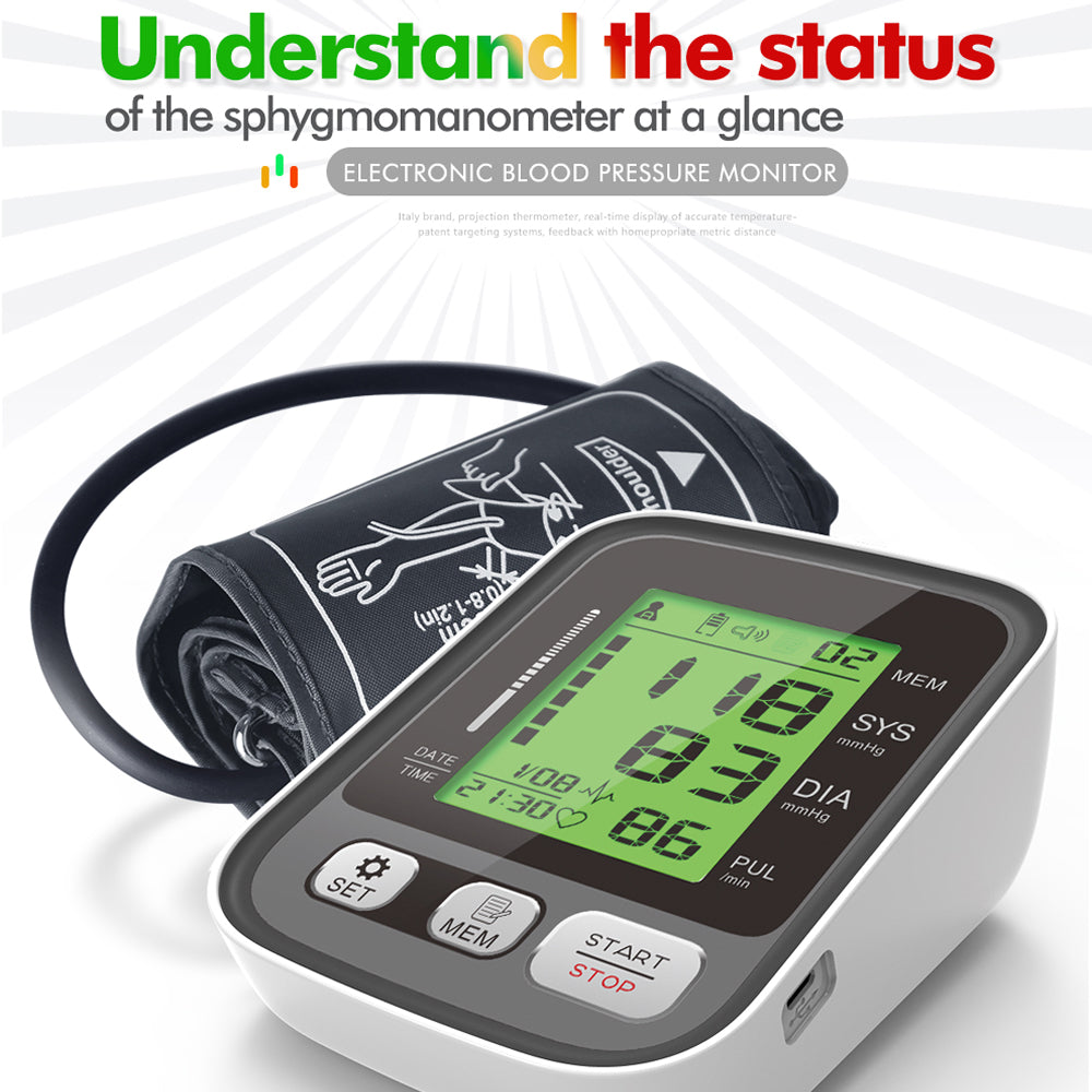 VitaTracki Smart Blood Pressure Monitor with WHO Indicator