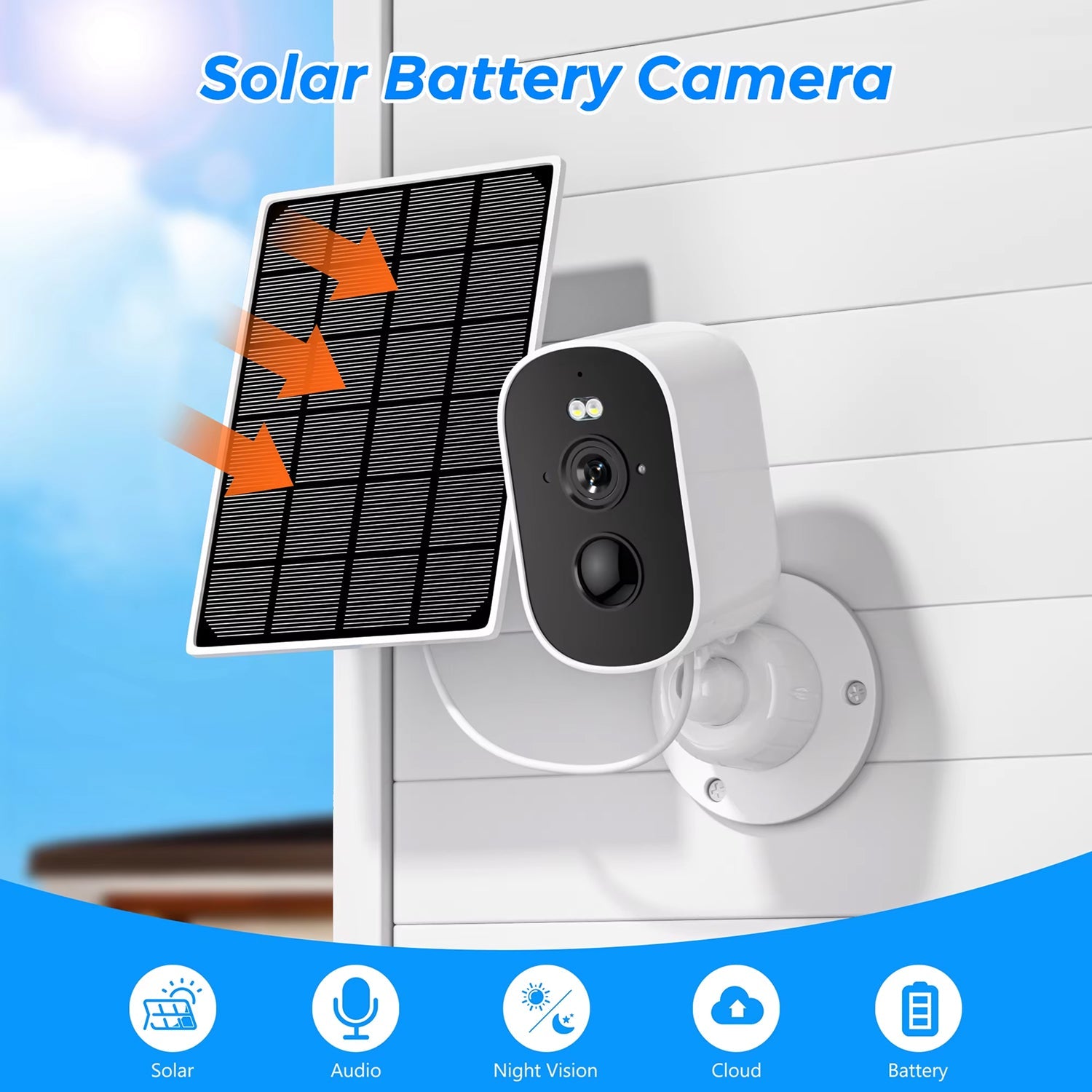 VolteEye 3K Wireless Outdoor Security Camera UK