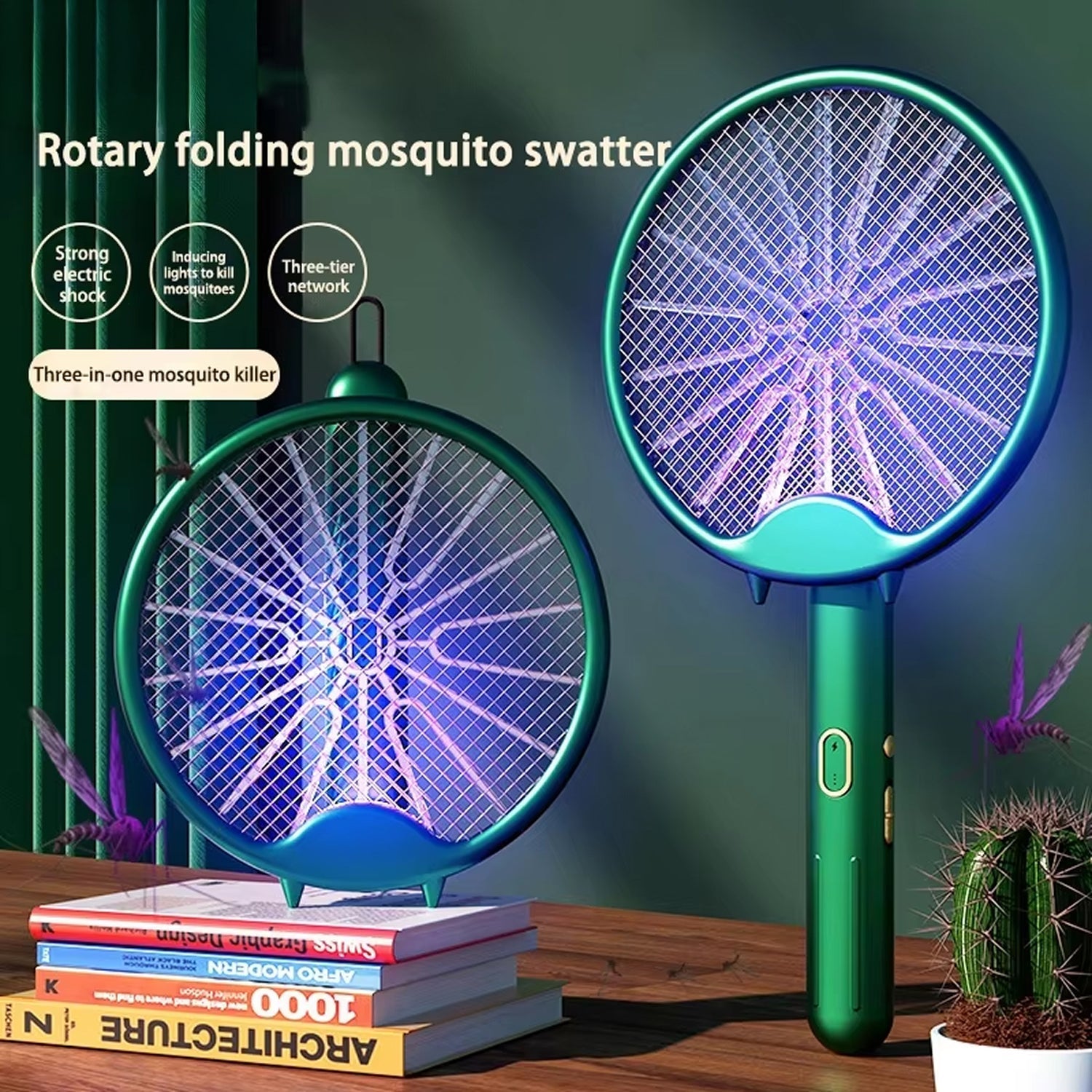 VoltoSwat 3000V Rechargeable Electric Mosquito & Fly Swatter UK