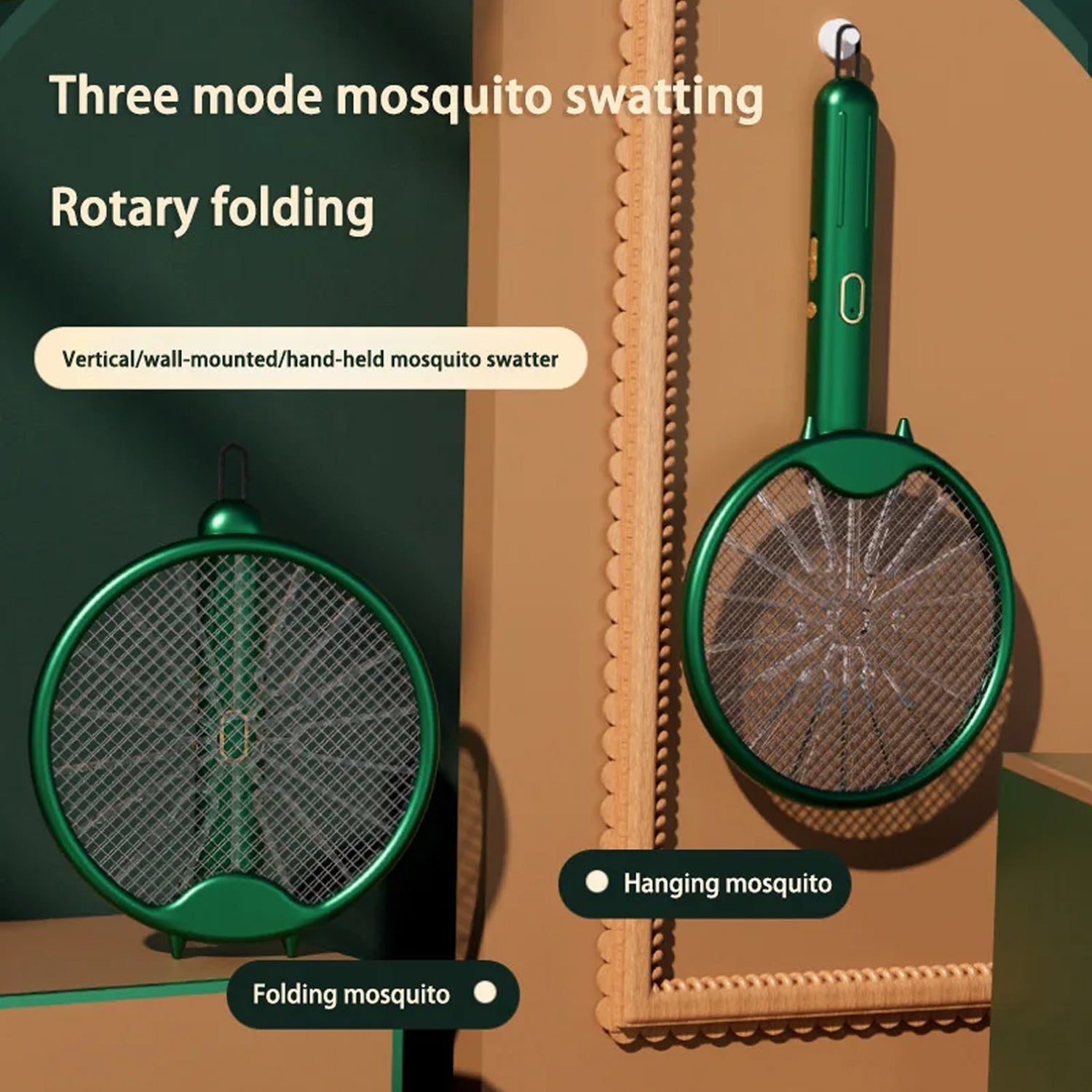 VoltoSwat 3000V Rechargeable Electric Mosquito & Fly Swatter UK