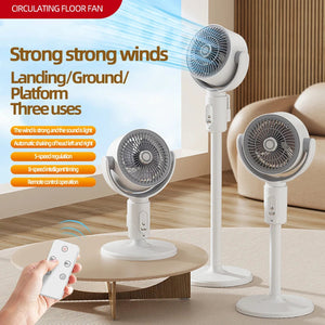 VortixVex 3-in-1 Portable Air Circulator Fan with Remote Control