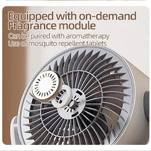 VortixVex 3-in-1 Portable Air Circulator Fan with Remote Control
