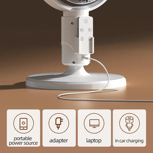 VortixVex 3-in-1 Portable Air Circulator Fan with Remote Control