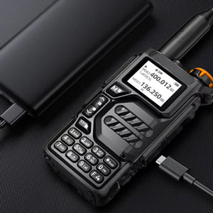 VoxiLeap 4W Long Range Dual-Band Walkie Talkies (2-Pack)