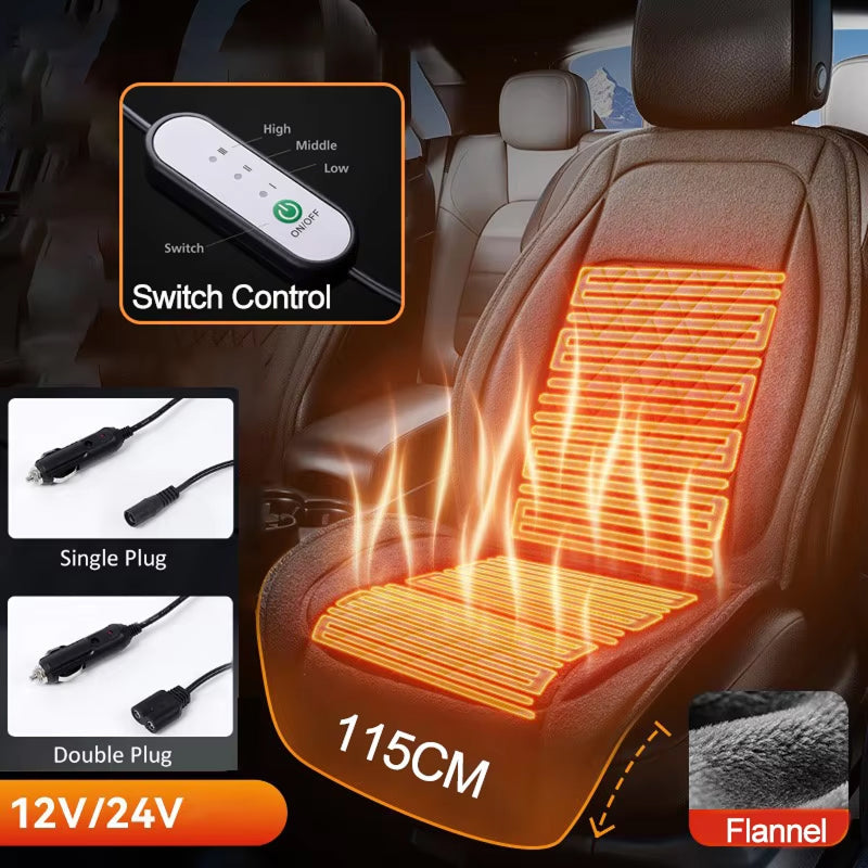 WarmCori Heated Seat Covers for Cars, SUVs & Vans | 30s Rapid Warmth