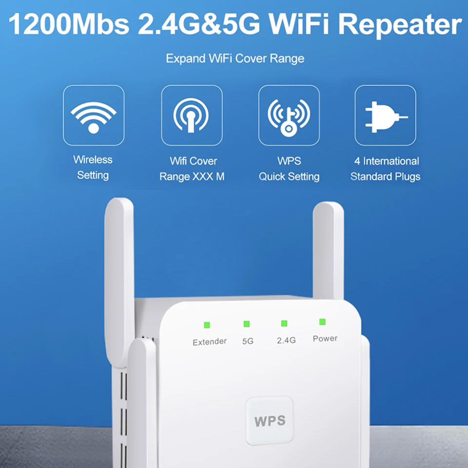 WiBoofy WiFi Range Extender | Boost Your Home Signal