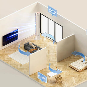 WindDorax Bladeless Fan | Safe, Silent & Space-Saving Cooling