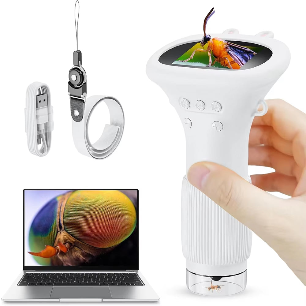 ZoomiWiz HD Kids Microscope for STEM Learning and Exploration
