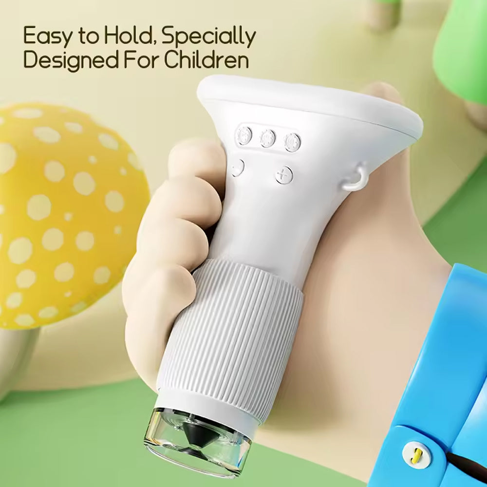 ZoomiWiz HD Kids Microscope for STEM Learning and Exploration